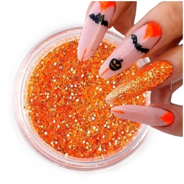 Pyłek holograficzny PIXIE NEON DUST 08-deep orange