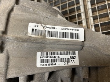 3.27 REDUKTOR ZADNÍ 3.6 216 2016 DODGE DURANGO (WD)