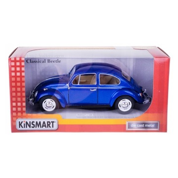 KINSMART Volkswagen Garbus model metalowy 1:24 BOX