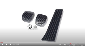 ALU VRSTVA  NA PEDÁLY BMW F01 F07 F10 F11 F06 F13 X3 F25 X4 F26 Z4 E85 MT
