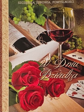 DZIEŃ DZIADKA kartka karnet NA DZIEŃ DZIADKA