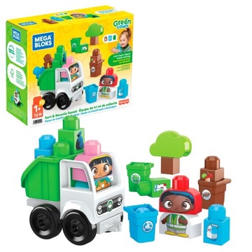 MEGA BLOKS Zestaw klocków Ekośmieciarka EKO 19 el.