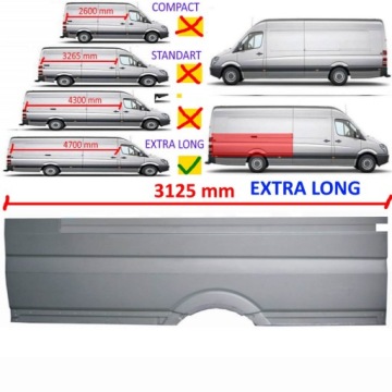 SPRINTER 906 EXTRA LONG 4700 BOK TYŁ BŁOTNIK 06-PR