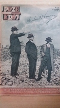PRZEKRÓJ 1946 (prezydent Hoover w Warszawie)