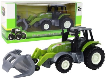 Traktor Koparka Zielony Krokodylek - Wielofunkcyjny Pojazd Dla Dzieci