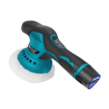 Аккумуляторная полировальная машинка с аккумуляторами + 2 аккумулятора 2,0 Ач, 2800-5500 об/мин.