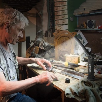 COB МАСТЕРСКАЯ ЛАМПА ФАКЕЛ С МАГНИТОМ + КРЮК | USB 5в1 ДЛЯ МАСТЕРСКОЙ