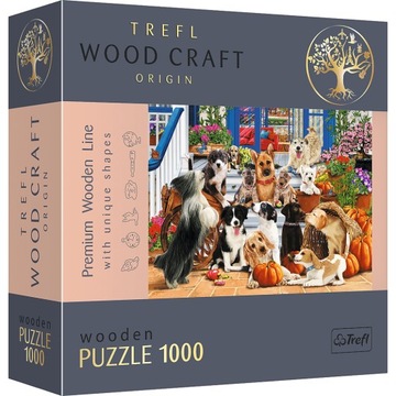 Puzzle drewniane 1000el.- Psia przyjaźń