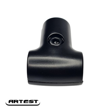 Черный Т-образный соединитель fi25 для трубы гардероба