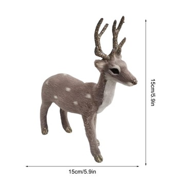 СТОЯЩИЙ ОЛЕНЬ ФИГУРКА УКРАШЕНИЕ РОЖДЕСТВЕНСКИЙ ПОДАРОК
