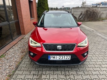 Seat Arona Crossover 1.0 EcoTSI 95KM 2018 Seat Arona 1.0 benzyna 95 KM czarny dach zarej w PL zadbany zamiana, zdjęcie 4