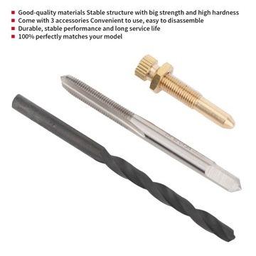 Zestaw śrub biegu jałowego Narzędzie do naprawy gaźnika z gwintownikiem do Yamaha Blaster YFS