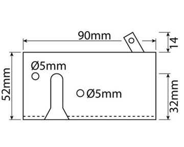 Замок двери левый трактора Deutz Fendt 04386521
