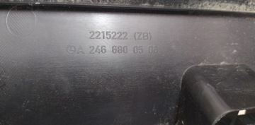 OSŁONA ZAŚLEPKA KONSOLI MERCEDES B W246 15r