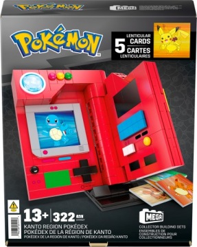 MEGA CONSTRUX POKEMON BLOCKS 322 Регион Эль-Канто Pokedex