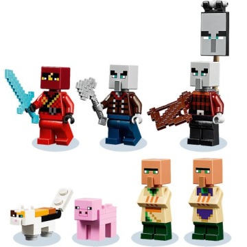 LEGO Minecraft 21160 Вторжение плохих парней