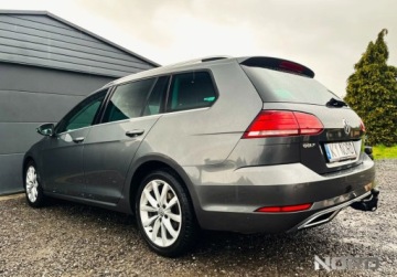 Volkswagen Golf VII Variant Facelifting 1.5 TSI ACT 150KM 2017 Volkswagen Golf Bezwypadkowy, FV23, DSG, Highline, KredytowanieLeasing, gw, zdjęcie 6