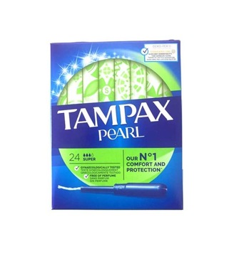 Tampony z aplikatorem Tampax 24 sztuk SUPER