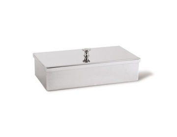 Kuweta metalowa 200x100x50 mm z pokrywą