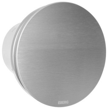 Wentylator łazienkowy EBERG AXO 100ST srebrny Timer +klapa
