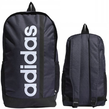 Adidas HR5343 Essentials Linear школьный рюкзак с одним отделением 22,5 л, темно-синий