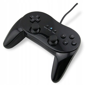 IRIS Gamepad Classic Controller Pro для консоли Nintendo Wii Wii U, черный