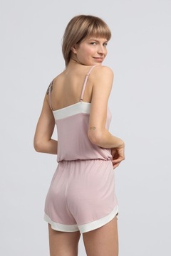 ЖЕНСКИЙ КОМБИНЕЗОН СТИЛЬНЫЙ РЕГУЛИРУЕМЫЙ КОМБИНЕЗОН РОЗОВЫЙ 42 XL