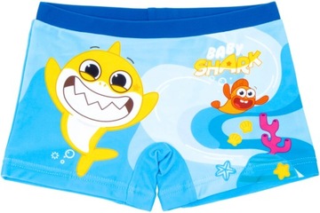 STRÓJ KĄPIELOWY BABY SHARK BOKSERKI KĄPIELÓWKI MAJTKI 98/104 CM CHŁOPIĘCE