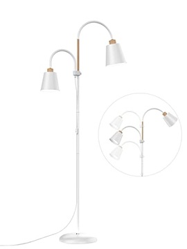 klasyczny Lampa Stojąca Podłogowa Dwie żarówki 159cm E27