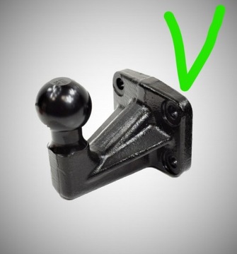 СТУПЕНЬ ДЛЯ БУКСИРОВОЧНОГО КРЮКА с 4 винтами