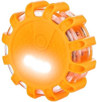 Samochodowa lampa awaryjna ostrzegawcza 12 LED + 3 LED