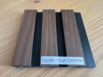 ЛАМЕЛЬ Дуб Темный, Готовая, стеновые панели L0204