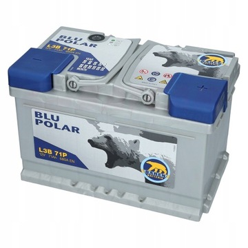 AKUMULATOR BAREN POLAR BLU L3B 71P 12V 71Ah 680A 278*175*175mm
