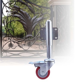 Koło bramy Żelazo o regulowanej wysokości Amortyzacja Trwała, wytrzymała, czerwona