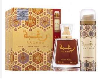 LATTAFA Raghba 100ml EDP + DEO woda perfumowana damska