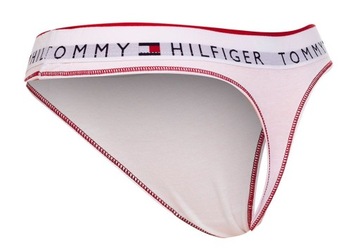 TOMMY HILFIGER DAMSKIE STRINGI THONG WHITE r. S