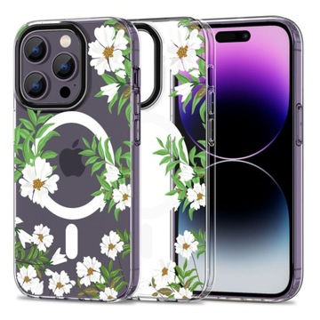 MAGSAFE - ETUI CASE W KWIATY -DO IPHONE 14 PRO MAX
