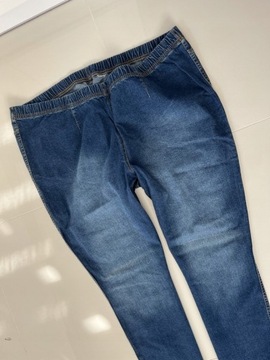 C&A spodnie jeans dzinsy na gumie 54