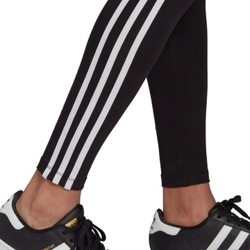 Legginsy ADIDAS 3 STRIPES Czarny - 34