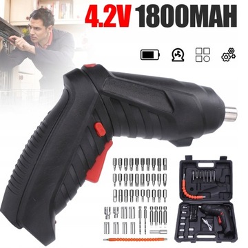 WKRĘTARKA AKUMULATOROWA ŚRUBOKRĘT WKRĘTAK WALIZKA