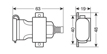 USB-разъем для зарядного устройства Fix Omega, 12/24 В.