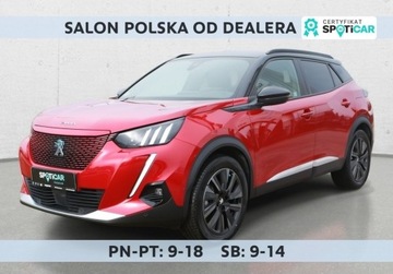 Peugeot 2008 II e-SUV Elektryczny 50kWh 136KM 2021 Peugeot 2008 GT Pack Full Jak Nowy Od RiA Elektryczny 136KM