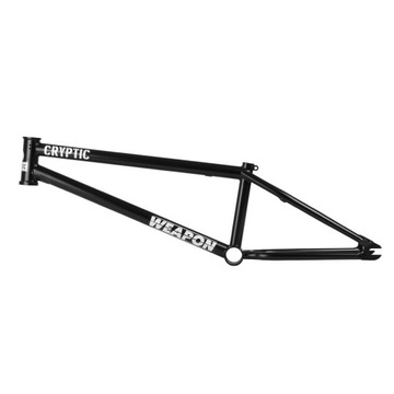 Рама BMX Cryptic BMX Weapon — черная, 21 дюйм