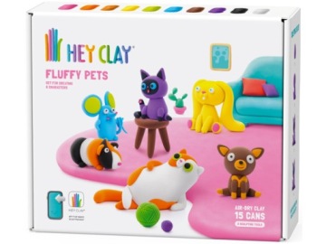 Masa plastyczna HEY CLAY Fluffy Pets HCL15023