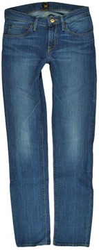 LEE spodnie LOW white-blue jeans JADE W28 L33