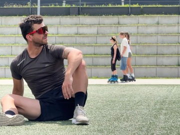 Okulary fotochromowe lustrzane LUCKY Rowerowe sportowe przeciwsłoneczne