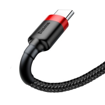 КАБЕЛЬ BASEUS FAST USB/USB C QC ПРОЧНЫЙ КАБЕЛЬ ДЛЯ ТЕЛЕФОНА И КОМПЬЮТЕРА 3А 1м