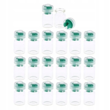 20 . стерильные запечатанные стеклянные флаконы для