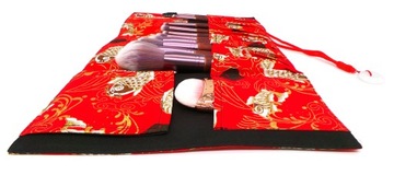 Чехол для кистей для макияжа, органайзер на завязках.