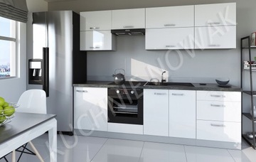 СОВРЕМЕННАЯ КУХОННАЯ МЕБЕЛЬ BERGAMO II 240 GLOSS